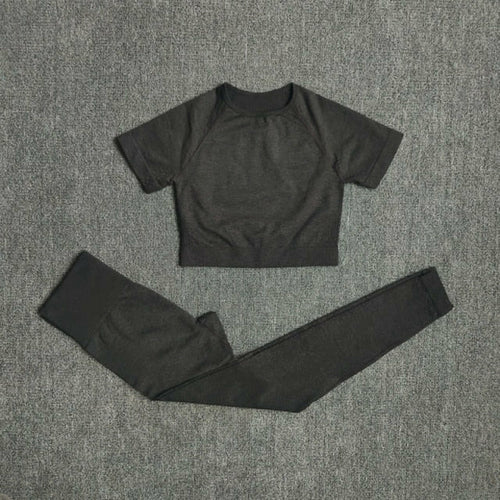 2/3/5PCS Seamless Women Yoga Set Workout Sportswear Gym Clothing