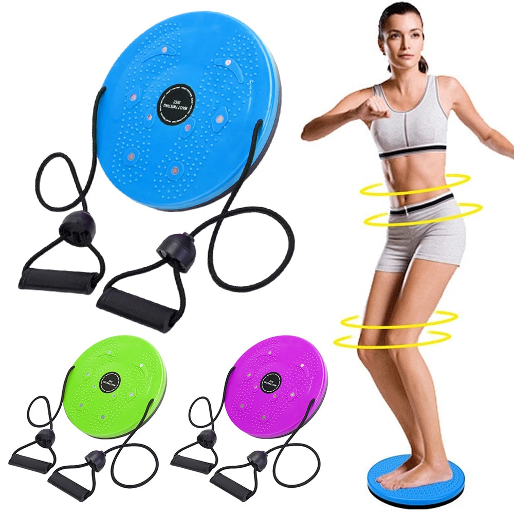 Magnet Waist Twisting Disc Fitness Balance Board Weight Lose Trainer Magnetic Massage Wriggling Plate Twister Exercise Equipment