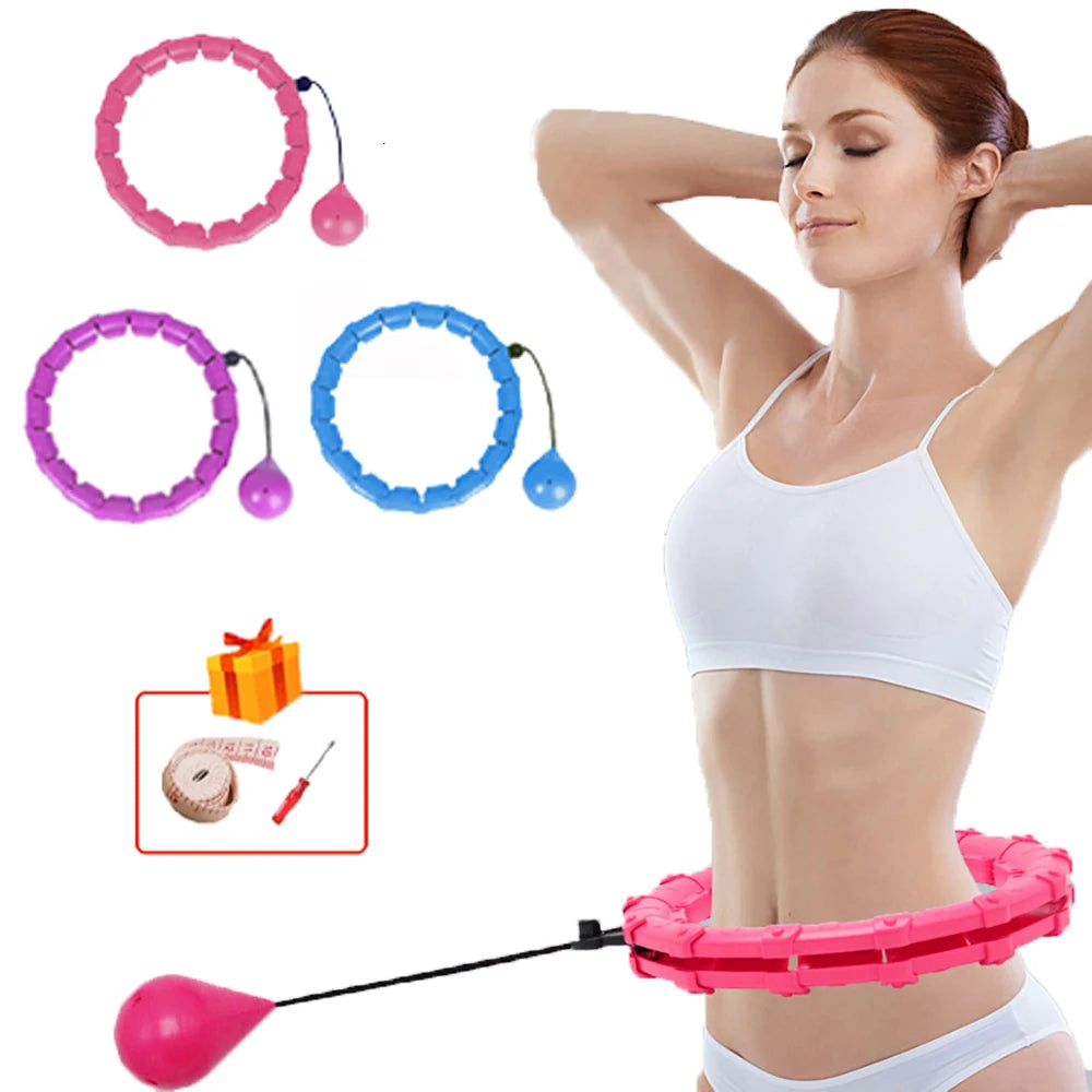 Adjustable Sport Hoops Abdominal Thin Waist Exercise Detachable Massage Hoops Fitness Equipment Gym Home Training Weight Loss