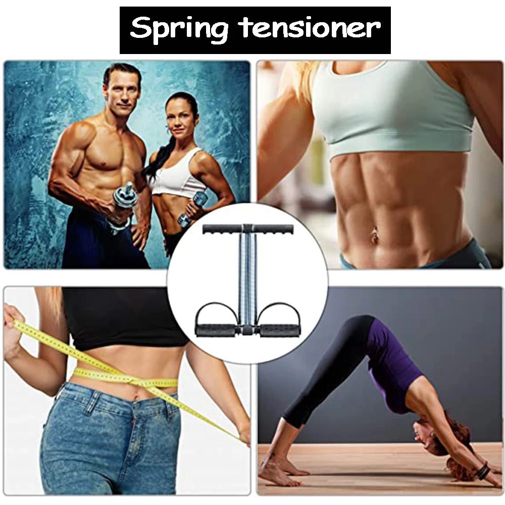 Spring Resistance Bands Elastic Steel Yoga Tensioner Fitness Equipment for Women Men Expander Workout Home Gym Exercise Training